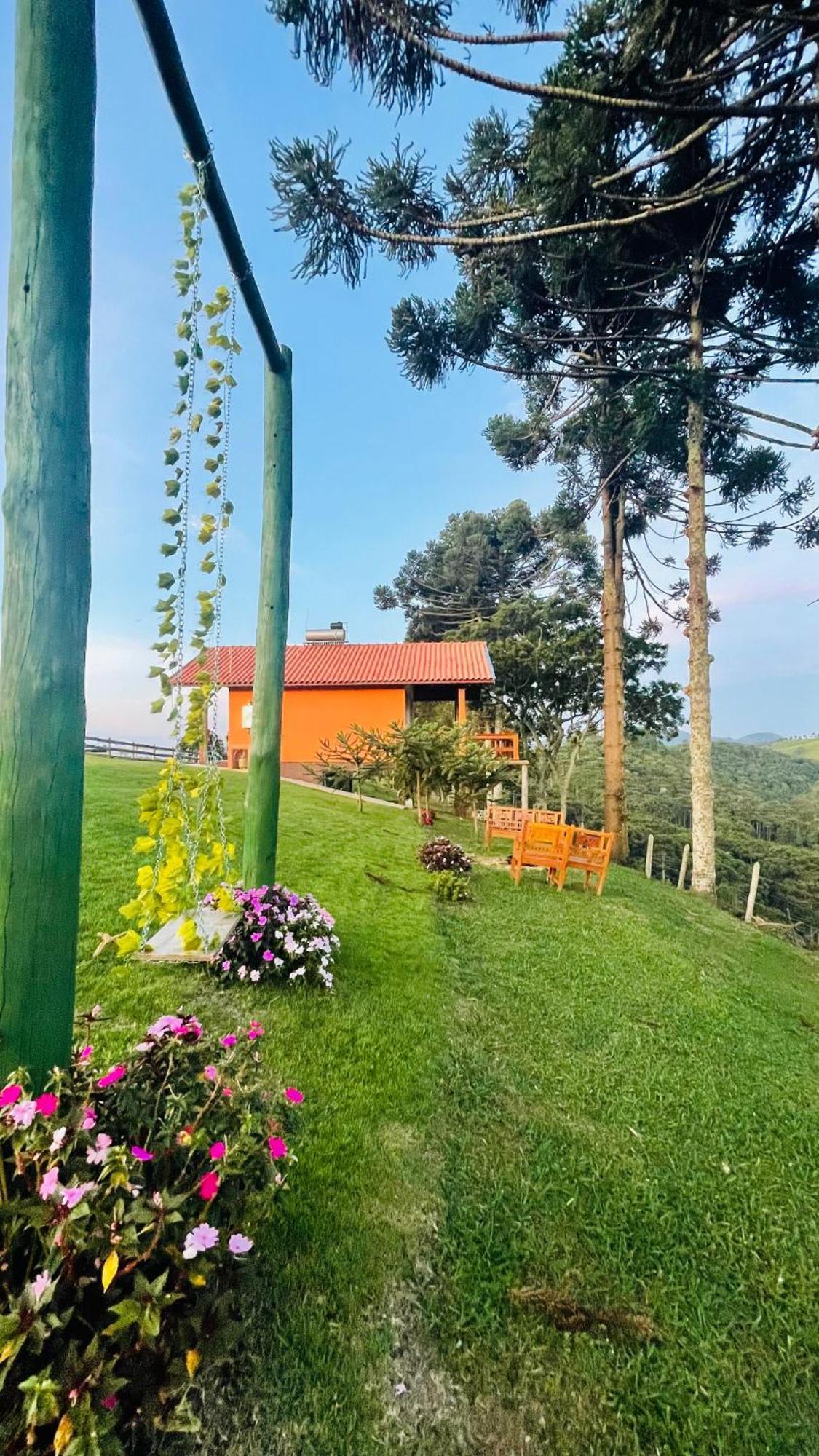 Chales Vale Das Araucarias Bairro Dos Oncas Goncalves Bagian luar foto